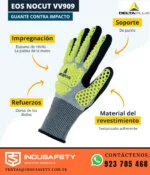 Especificaciones del Guante Anti Impacto Delta Plus EOS NOCUT VV909