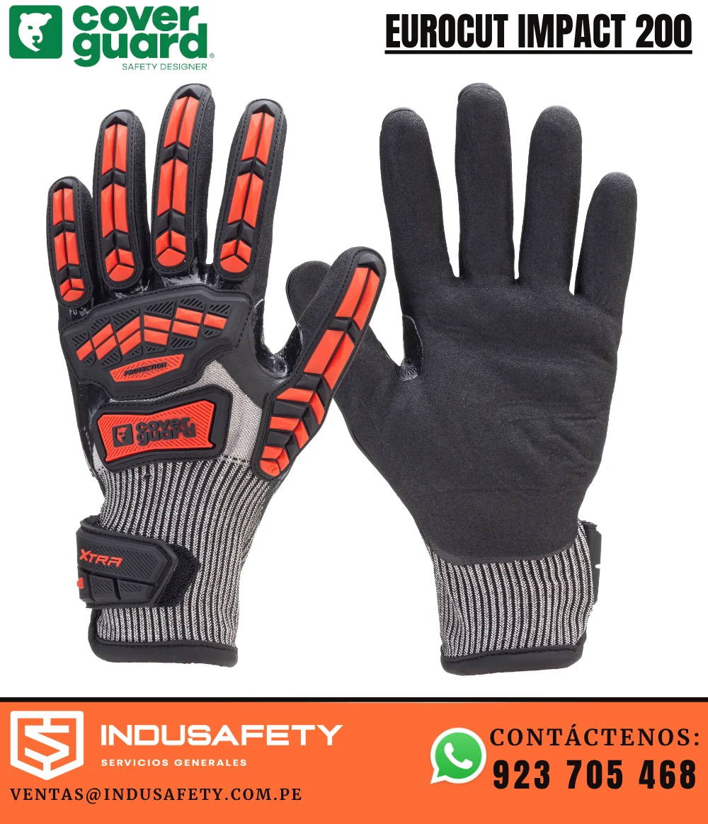 Guante antiimpacto Coverguard Eurocut Impact 200 anticorte nivel D