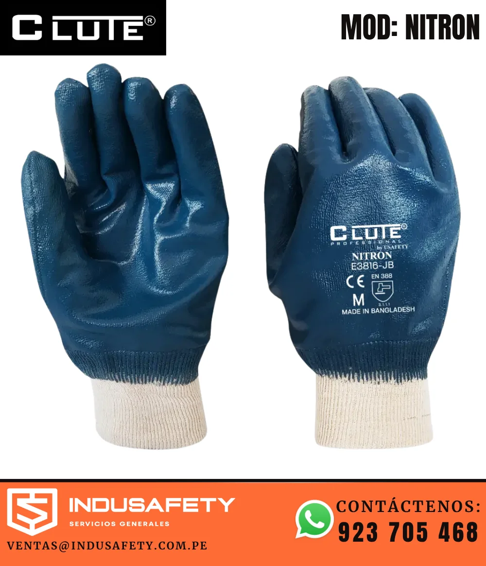 Guante NITRON Clute Recubierto de Nitrilo
