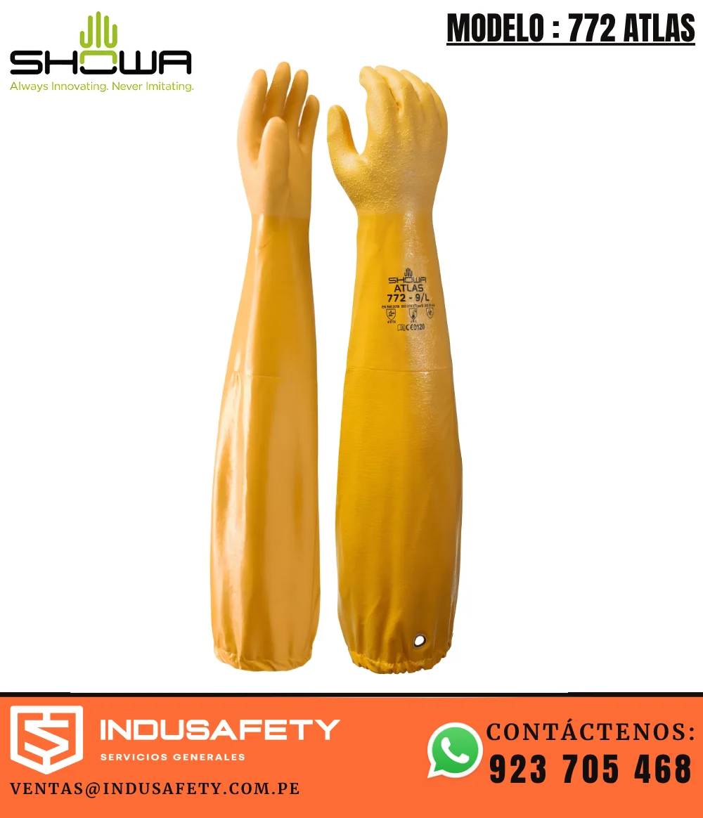 Guante Showa 772 Atlas resistente a químicos