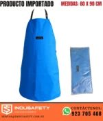 Mandil criogénico impermeable para nitrógeno líquido y hielo seco