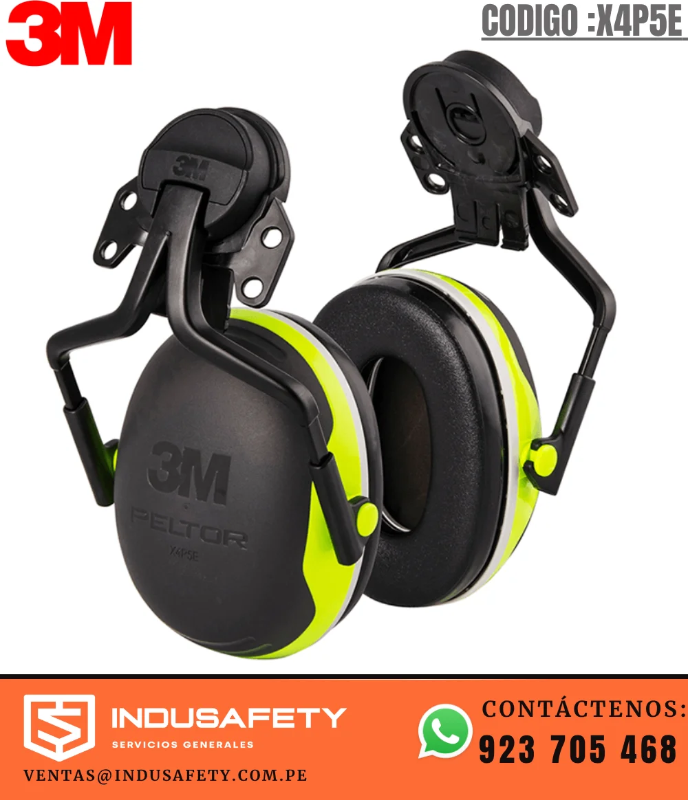 Orejera Dieléctrica 3M X4P5E Adaptable al Casco