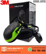 Empaque de la Orejera Dieléctrica 3M X4P5E Adaptable al Casco