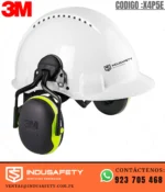 Orejera Dieléctrica 3M X4P5E Adaptable al Casco en Uso