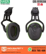 Orejera para Casco MSA V-Gard 10190356 vista frontal y posterior