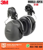 Orejeras 3M Peltor X5P3E Adaptable al Casco con NRR 31 dB