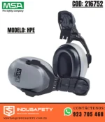 Orejeras MSA HPE adaptable al casco 216752 para protección auditiva industrial