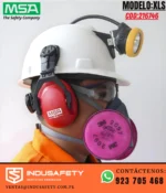 Orejeras MSA XLS adaptable al casco 216746 en uso