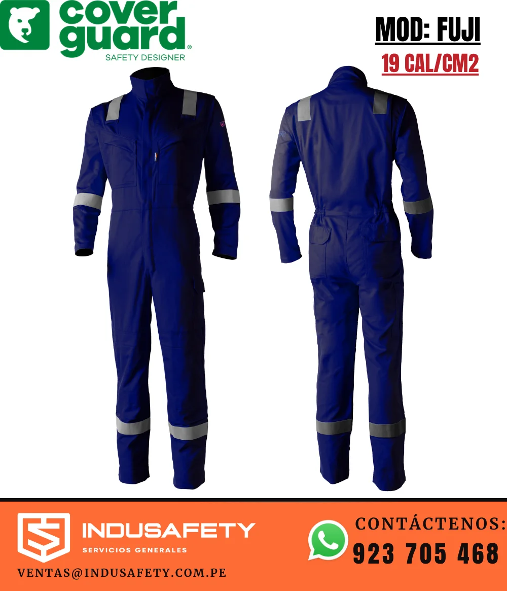 Overol Ignífugo Coverguard FUJI 8MFUCN con Cintas reflectivas