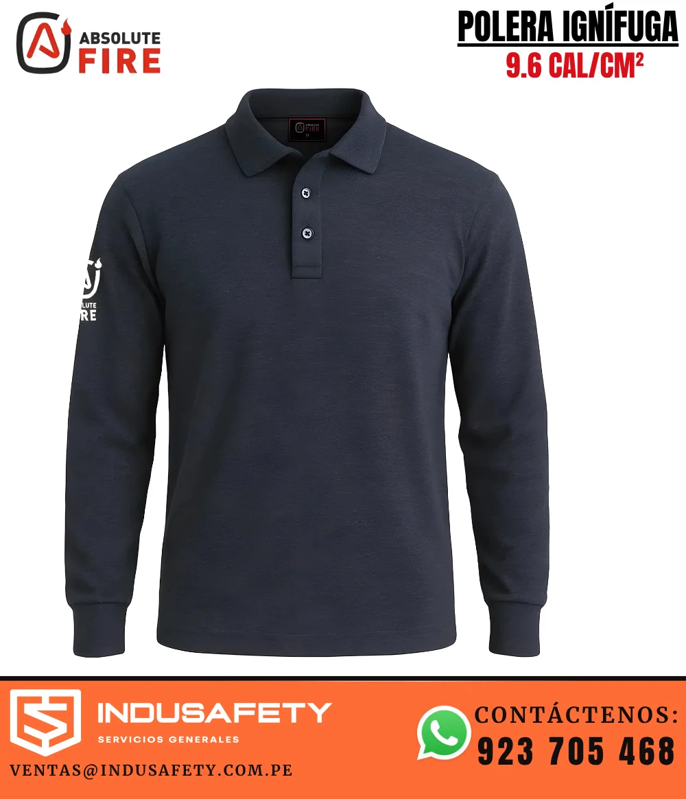 Polera ignífuga y antiestática Absolute Fire ATPV 9.6 cal/cm²