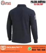 Polera ignífuga y antiestática Absolute Fire ATPV 9.6 cal/cm² espalda