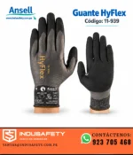 Guantes Ansell HyFlex 11-939 resistentes al corte y al aceite