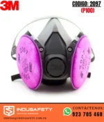Respirador 3M 6200 con filtro 2097