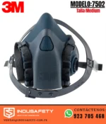 Respirador 3M 7502 media cara de silicona reutilizable