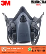 Respirador 3M 7503 media cara de silicona vista frontal