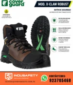 Botín Coverguard X-CLAW ROBUST antiestático 9XCRH70 con puntera de seguridad, suela antideslizante y diseño resistente para trabajo industrial.