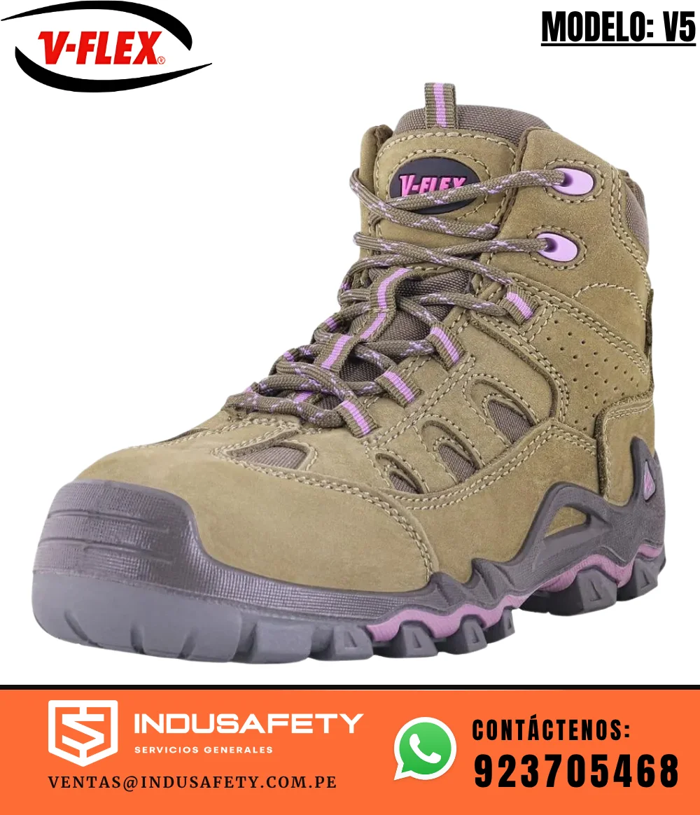 Botín de Seguridad para Mujer V-Flex V5 Puntera Composite