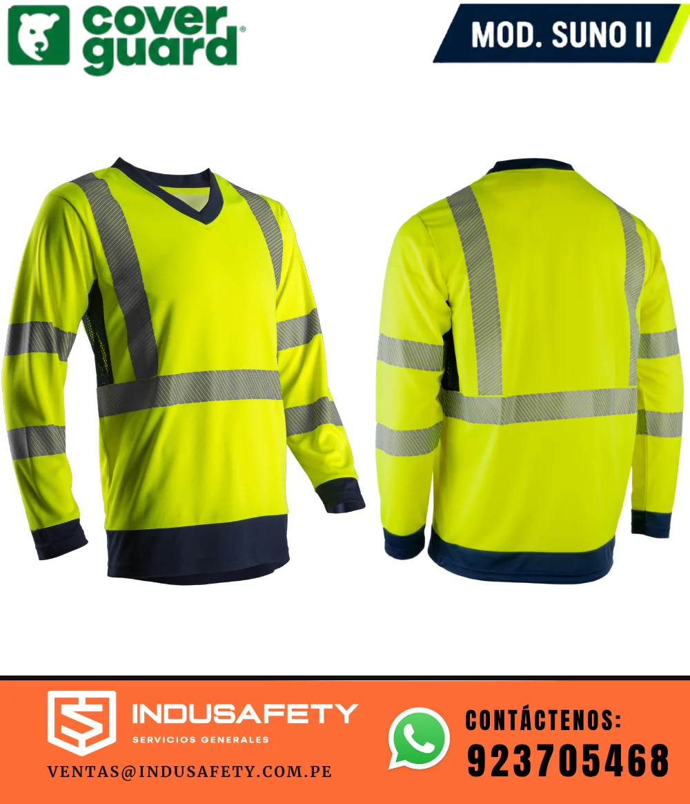 Camiseta Coverguard SUNO II de Alta Visibilidad 5SUN16R