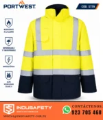 Casaca Ignífuga Portwest S779 de alta visibilidad Bizflame Rain
