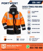 Casaca Térmica para Mina Portwest S467 con características y normativas