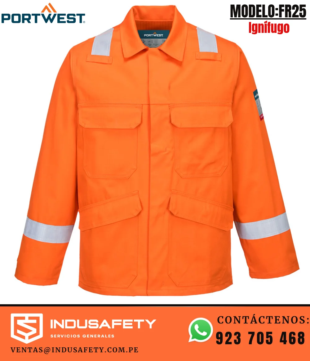 Chaqueta Ignífuga Portwest FR25 naranja
