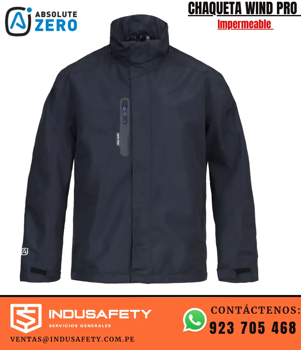 Chaqueta Impermeable Absolute Zero Wind Pro Azul Marino
