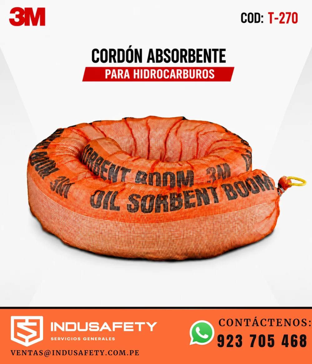 Cordón absorbente para hidrocarburos 3M T-270