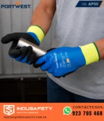 Guante AP50 Portwest Aqua Cut Pro en uso industrial