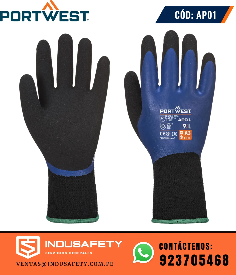 Guante Portwest Thermo Pro AP01 Recubierto de Látex