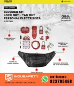 Kit de Bloqueo y Etiquetado para Electricista Steelpro 501355 con componentes Lock Out Tag Out