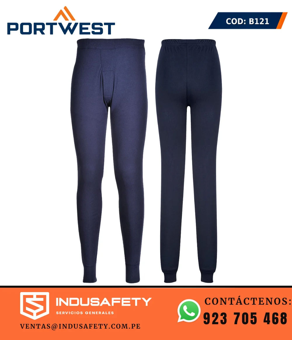 Pantalón Térmico Portwest B121 azul marino para trabajos en frío
