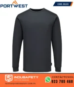 Polo Térmico Manga Larga Portwest B133 color negro