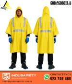 Poncho de PVC con cinta reflectiva amarillo Segpro PC06017-U