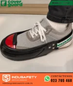 Puntera de Seguridad para Visitas Coverguard Guest en uso con zapatilla