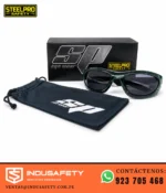 Lentes Turbine Steelpro oscuros con empaque y estuche