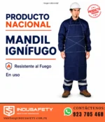 Mandil ignífugo 12 cal/cm² en uso resistente al fuego producto nacional