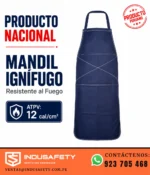 Mandil ignífugo 12 cal/cm² resistente al fuego producto nacional