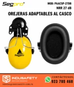 Orejeras adaptables al casco Segpro PAACSP-27DB NRR 27 dB