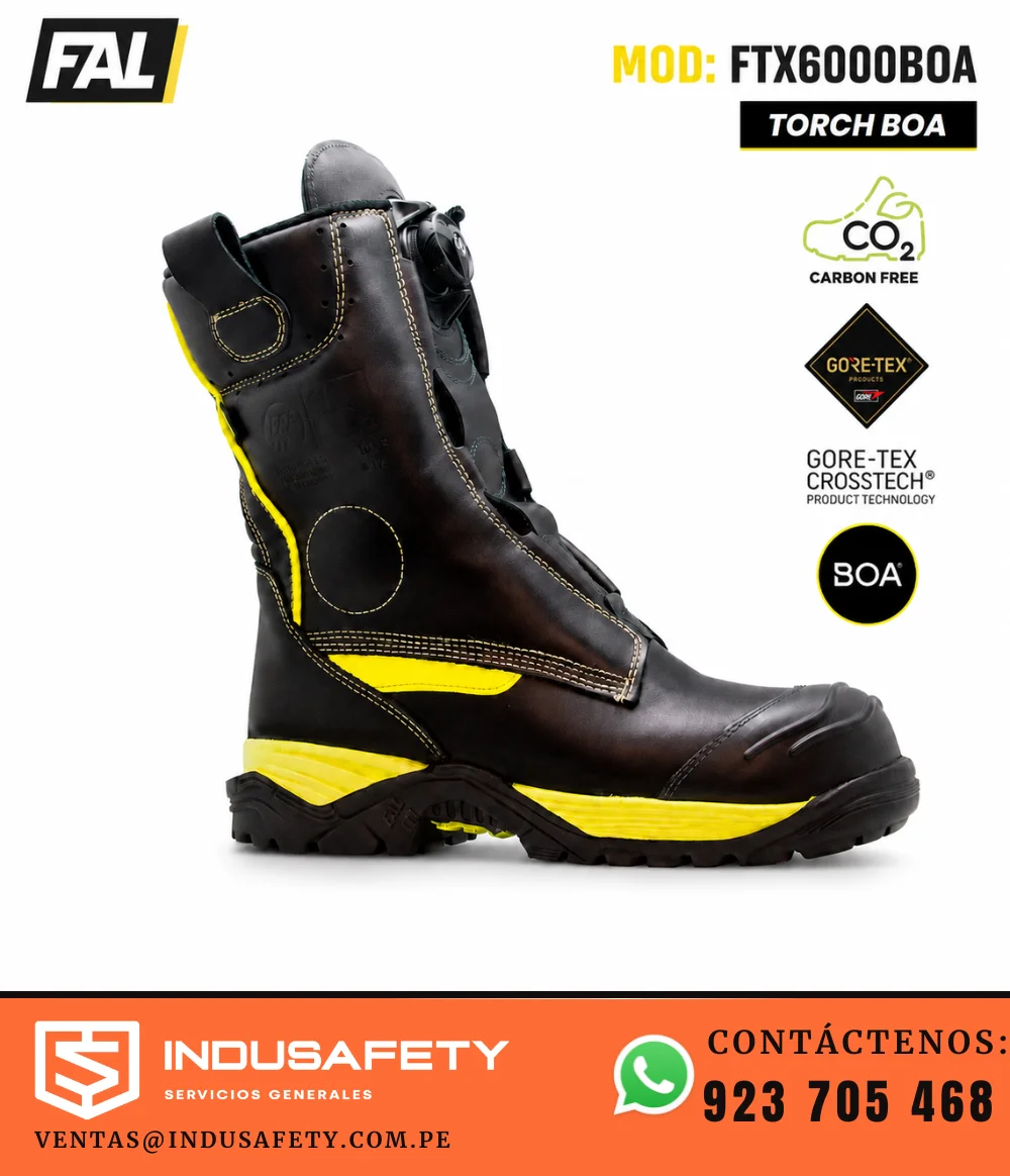 Botas para bomberos FAL FTX6000BOA con sistema BOA y Gore-Tex