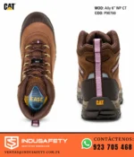 Botín CAT Ally 6 WP CT P90760 para mujer en vista superior y posterior