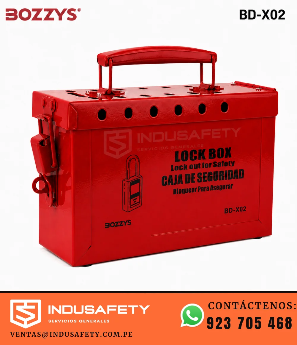 Caja de Bloqueo Grupal Bozzys BD-X02 para 12 Candados