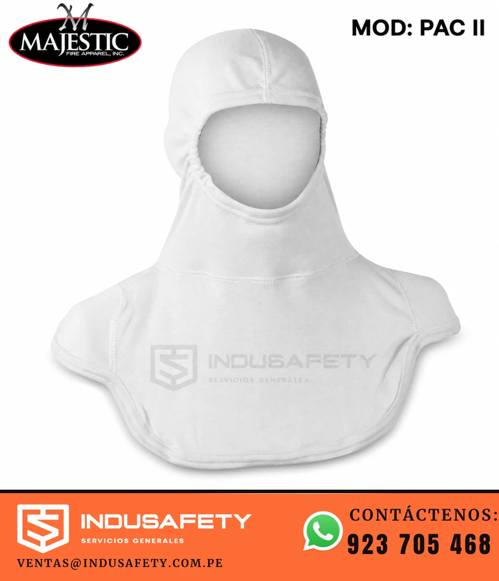 Capucha Nomex para bombero Majestic PAC II de 13 cal/cm²