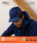 gorra antichoque TRX en uso con certificación EN 812