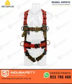 Arnés para soldador Delta Plus ANSI516 de Kevlar con 4 puntos de conexión
