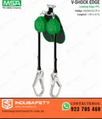 Bloque retráctil doble MSA VSLEW-012-PF-A de 1.8 m