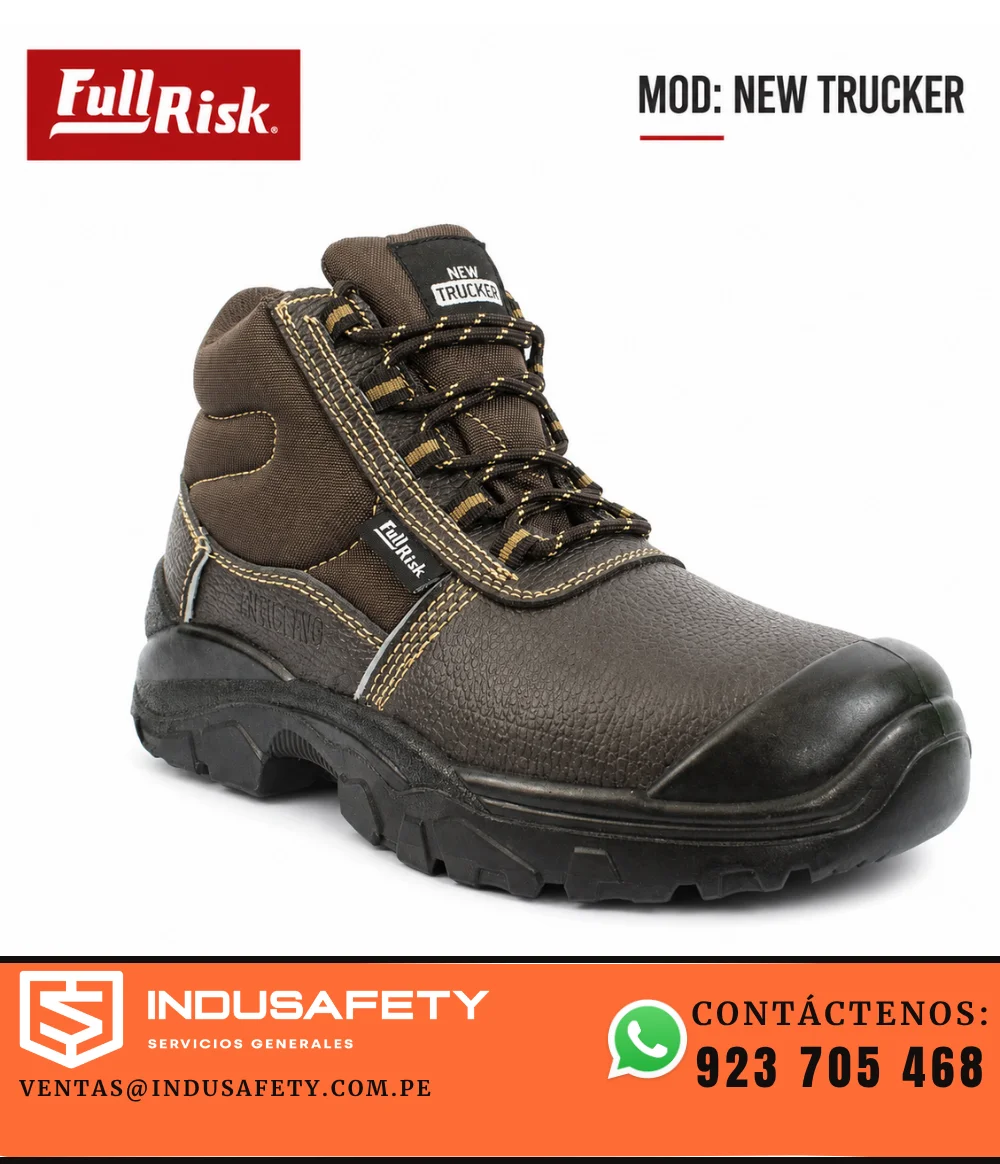 Botín New Trucker Full Risk dieléctrico 18 kV color marrón