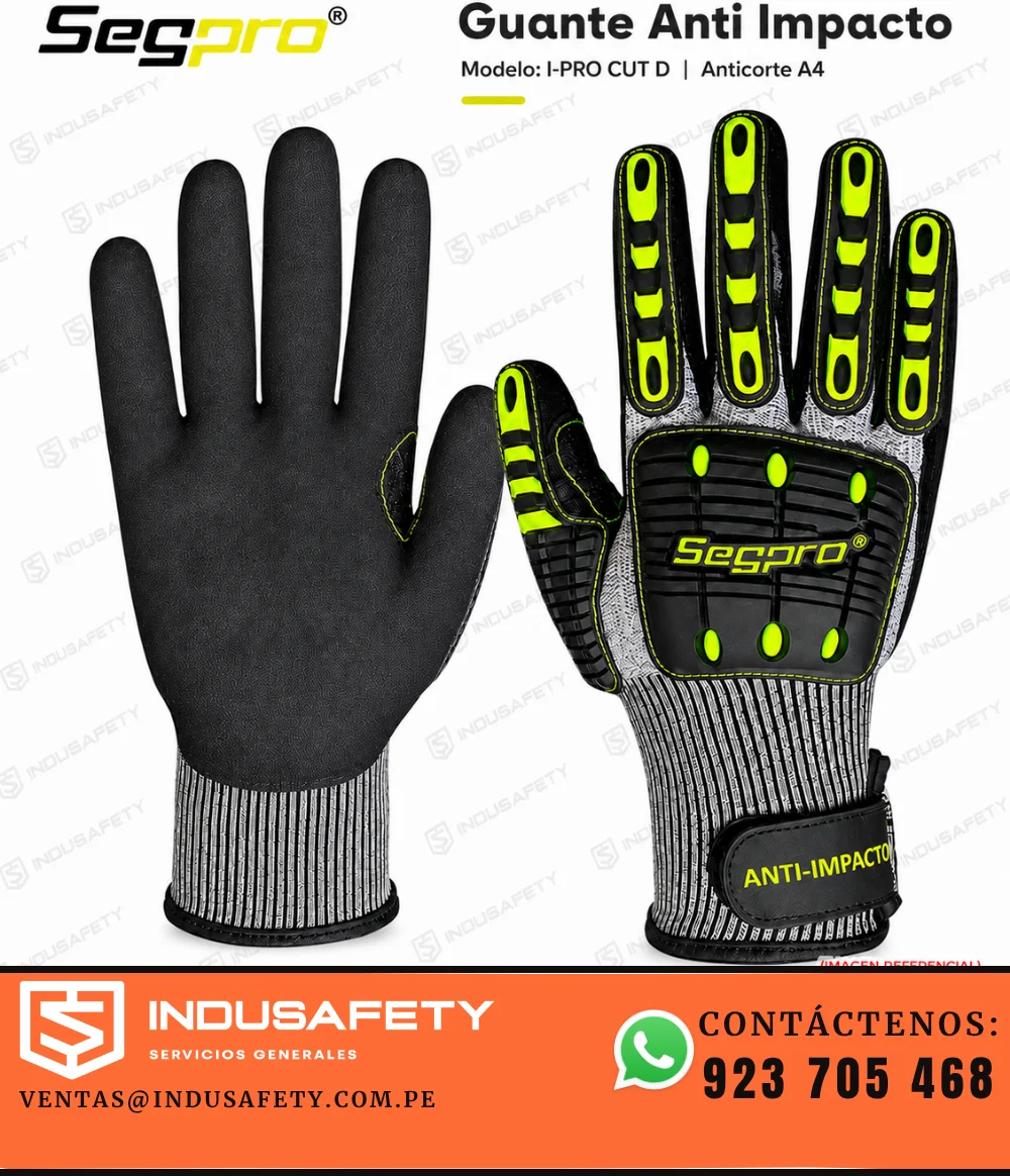 Guante anti impacto Segpro I-PRO CUT D Nivel A4