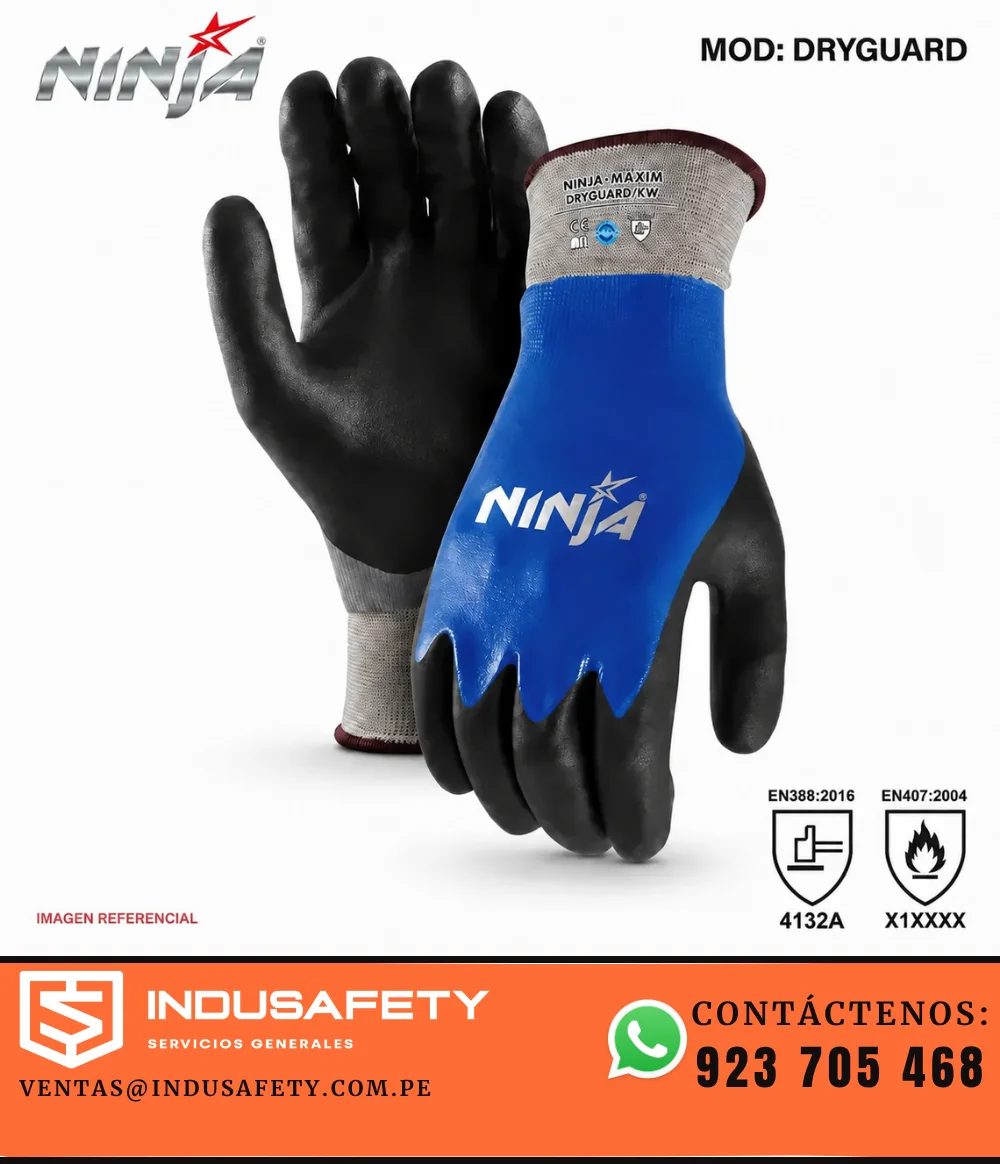 Guante Ninja Dry guard de nitrilo NJDG00X