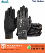 Guantes Ansell HyFlex 11-840 de espuma de nitrilo para uso industrial
