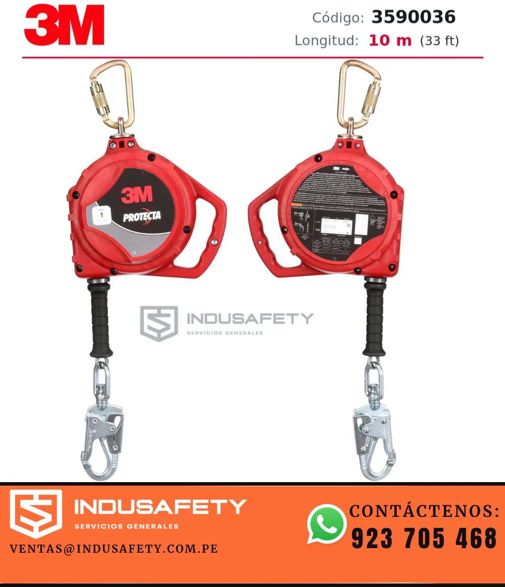 Bloque retráctil 3M Protecta 3590036 de 10 m